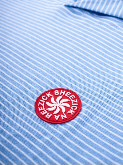 Pepper Sun Stripes, light-weight hoodie /light blue/