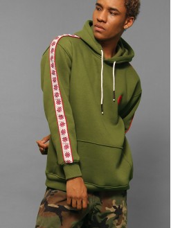 Classic Pepper Sun Ribbon hoodie / green