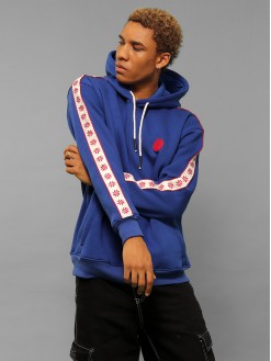 Classic Pepper Sun Ribbon hoodie / blue