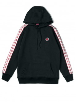 Classic Pepper Sun Ribbon hoodie / black