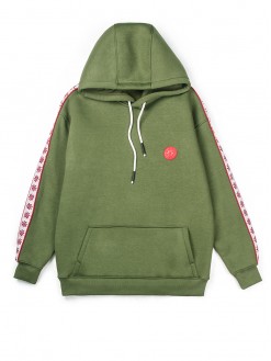 Classic Pepper Sun Ribbon hoodie / green