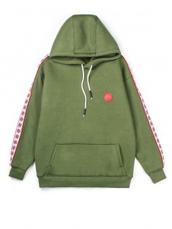 Ribbon hoodie / green