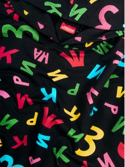 Shaggy Sheezick Pattern, mid-weight hoodie