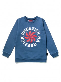 Pepper Sun, blue kids sweatshirt