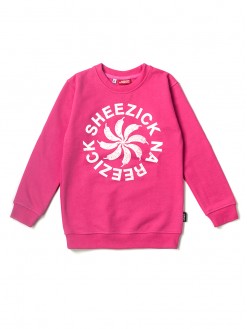 Pepper Sun, pink kids sweatshirt