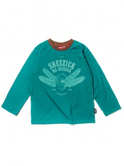 Dragonfly, kids long sleeves t-shirt / green