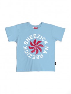 Pepper Sun, kids tee / light blue