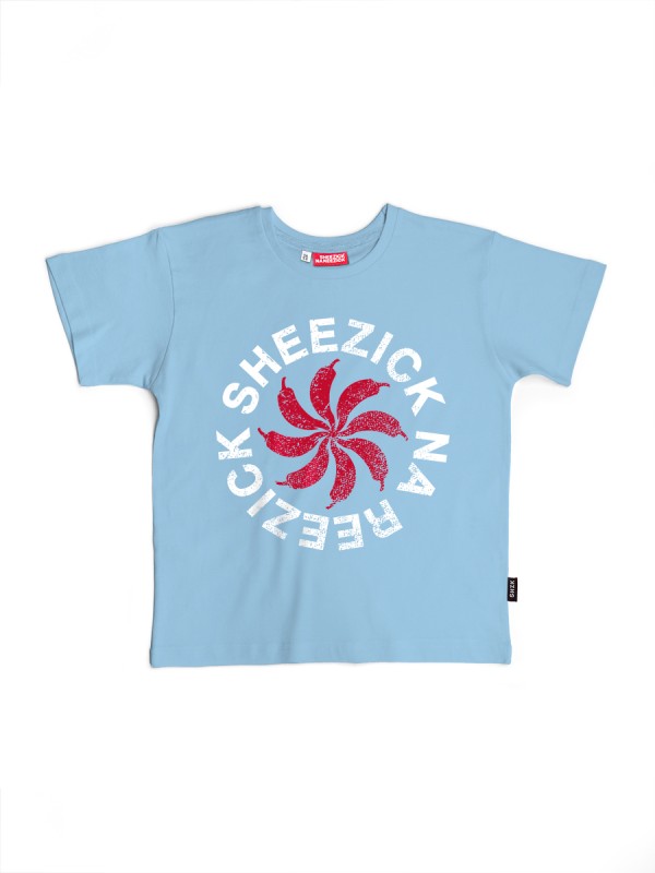 Pepper Sun, kids tee / light blue