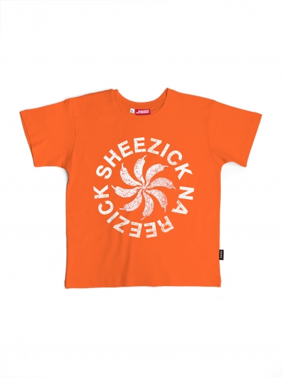Pepper Sun, kids tee / orange