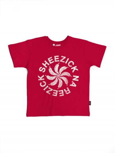 Pepper Sun, kids tee / red