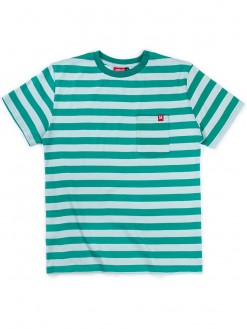 Big Green Stripes, pocket t-shirt