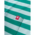 Big Green Stripes, men's pocket t-shirt