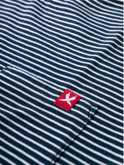 Navy Stripes, pocket t-shirt