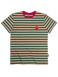 Green/Beige Stripes, t-shirt