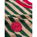 Green/Beige Stripes, t-shirt