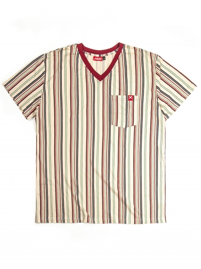 Vertical Stripes, men's pocket t-shirt