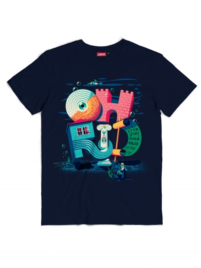 Ohrid Aquarium, men's t-shirt