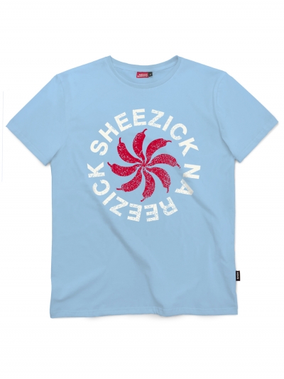 Pepper Sun, men's t-shirt / light blue