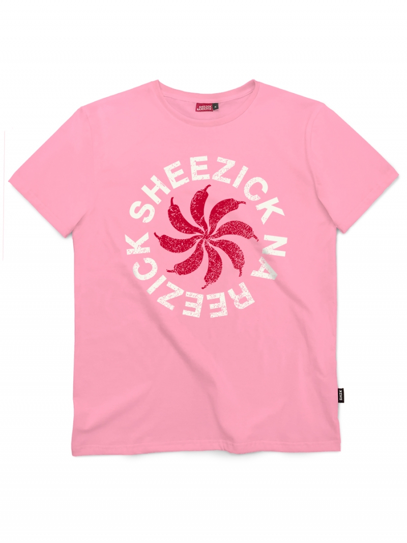 Pepper Sun, men's t-shirt / pink