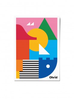 Ohrid Summer, postcard
