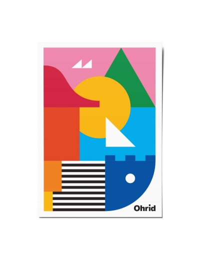 Ohrid Summer, postcard