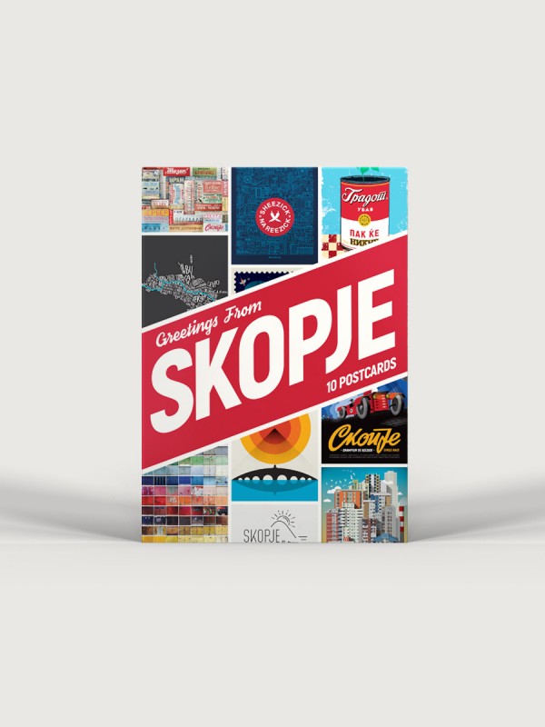 Greetings from Skopje, postcards set