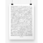 TANDEM Blueprint / Blueprint poster + Coloring Skopje Poster