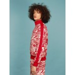 Red pattern, tracksuit top