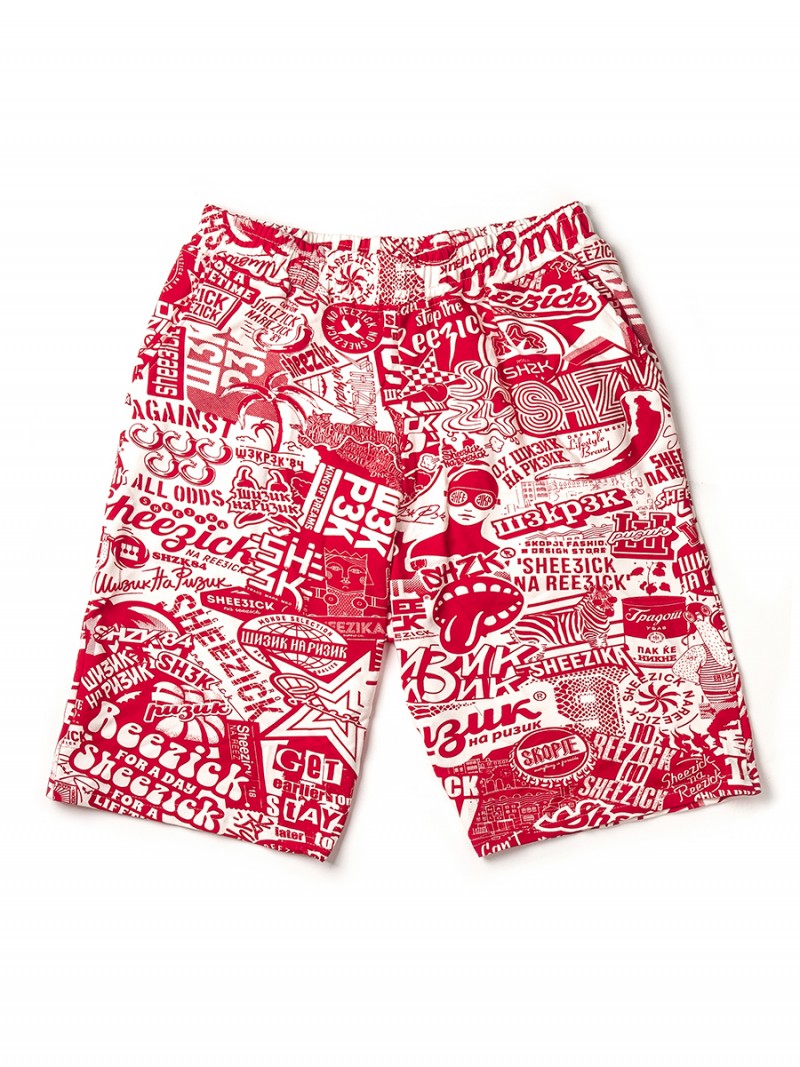 SHZK Pattern, bermuda shorts