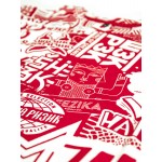 Red pattern, women's t-shirt