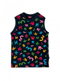 Shaggy Sheezick Pattern, men's tank top