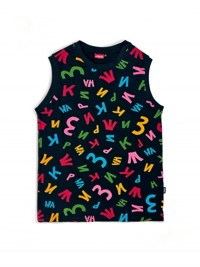 Shaggy Sheezick Pattern, men's tank top