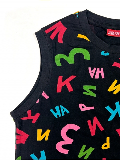 Shaggy Sheezick Pattern, men's tank top