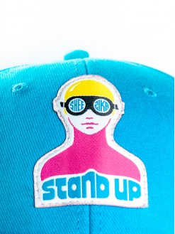 Delfina, dad’s cap