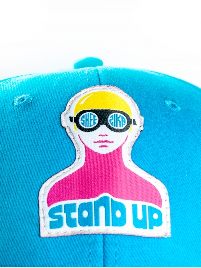 Delfina, dad’s cap