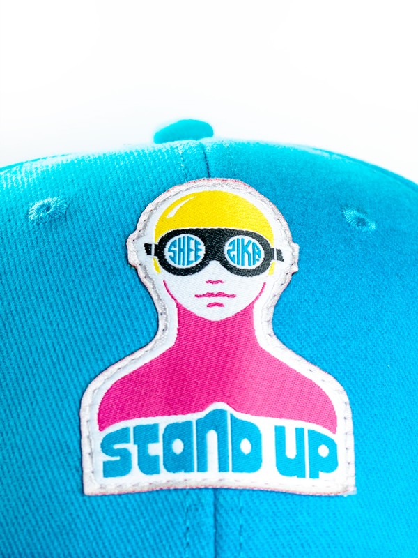 Delfina, dad’s cap