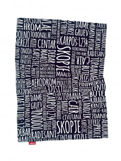 Skopje Maalo, tea towel