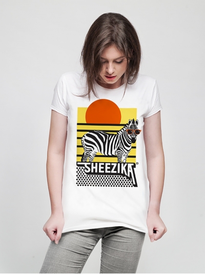 Zebra, women's t-shirt