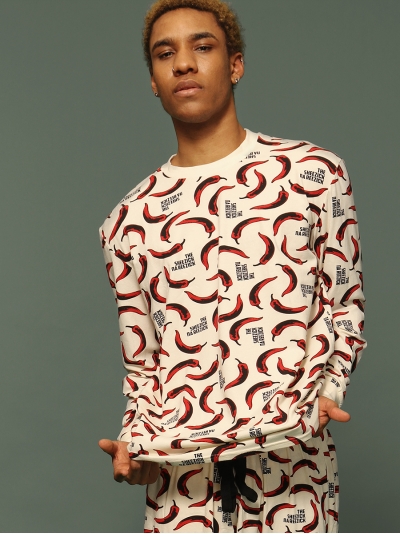 Pepper, long sleeves pyjama top