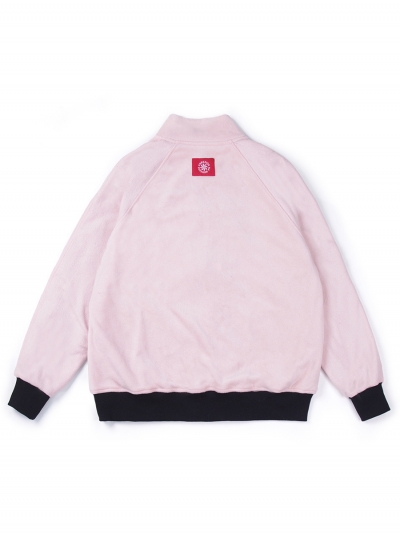 Pepper Sun Patchwork, women's mixed fabrics jacket / pink