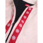 Pepper Sun Patchwork, women's mixed fabrics jacket / pink