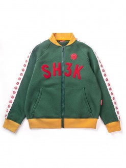 SH3K, fleece bomber track top