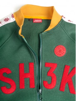 SH3K, fleece bomber track top