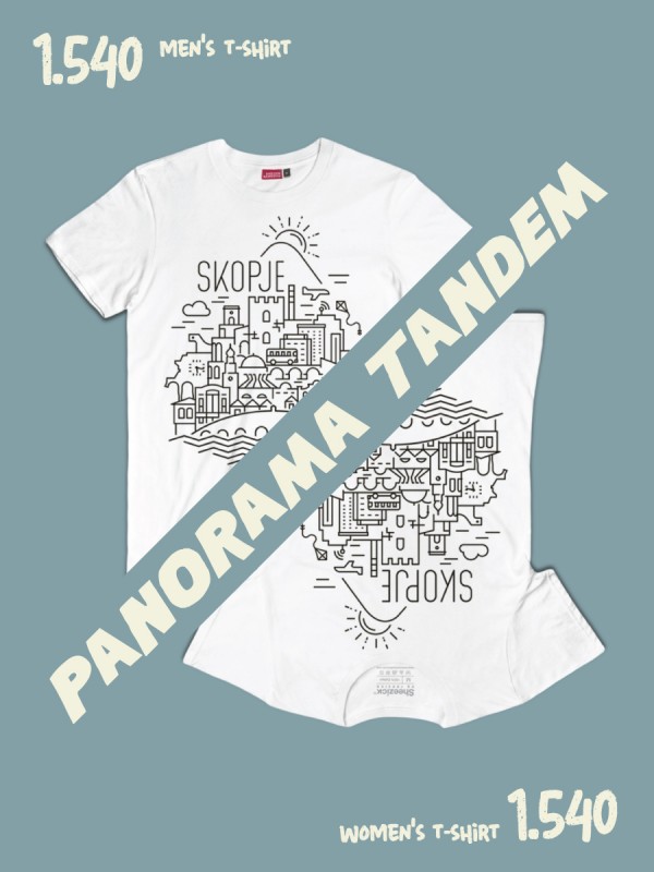 TANDEM Panorama / men's + women's t-shirt