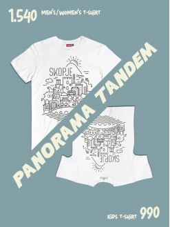 TANDEM Panorama / men's/women's + kids t-shirt