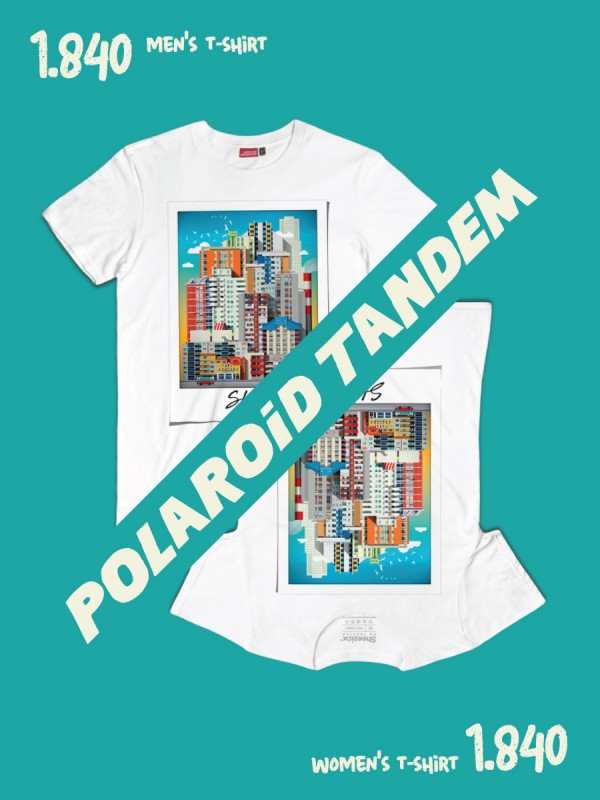 TANDEM Polaroid / men's + women's t-shirt