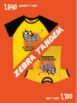 TANDEM Zebra / women's + kids t-shirt